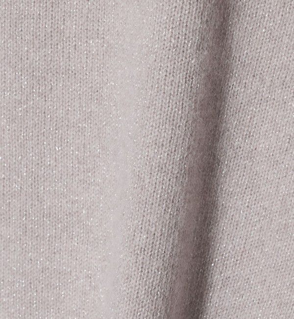 UNITED ARROWS「フォックス ウール ラメ クルーネック ニット」|ニット・セーター|