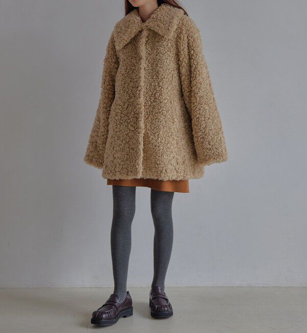 EMMEL REFINES「＜EMMEL REFINES＞EM カーリーボア ミディアム コート」|その他|