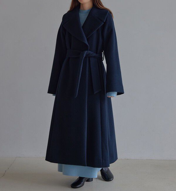 EMMEL REFINES「＜EMMEL REFINES＞EM ベルテッド フレア ロングコート」|その他|