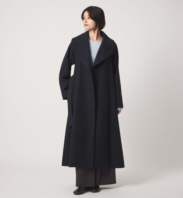 EMMEL REFINES「＜EMMEL REFINES＞EM ベルテッド フレア ロングコート」|その他|