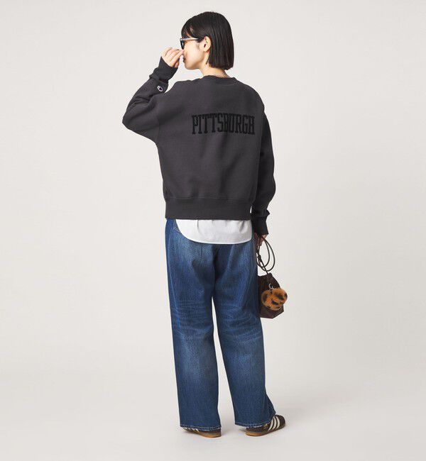 UNITED ARROWS green label relaxing「【別注】＜Champion＞CVC TF プリント プルオーバー」|スウェット・ジャージ|