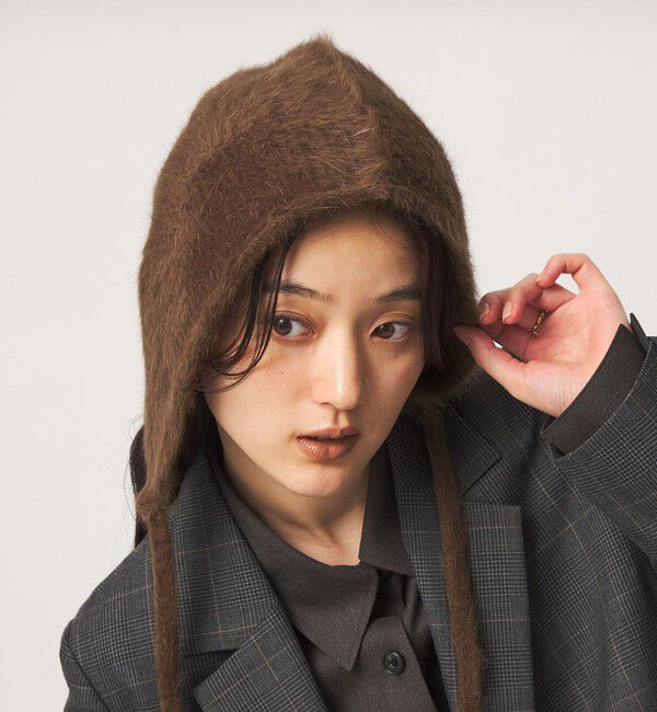 UNITED ARROWS green label relaxing「ヘアリー イヤーカバー ワッチ 2」|ニット帽|