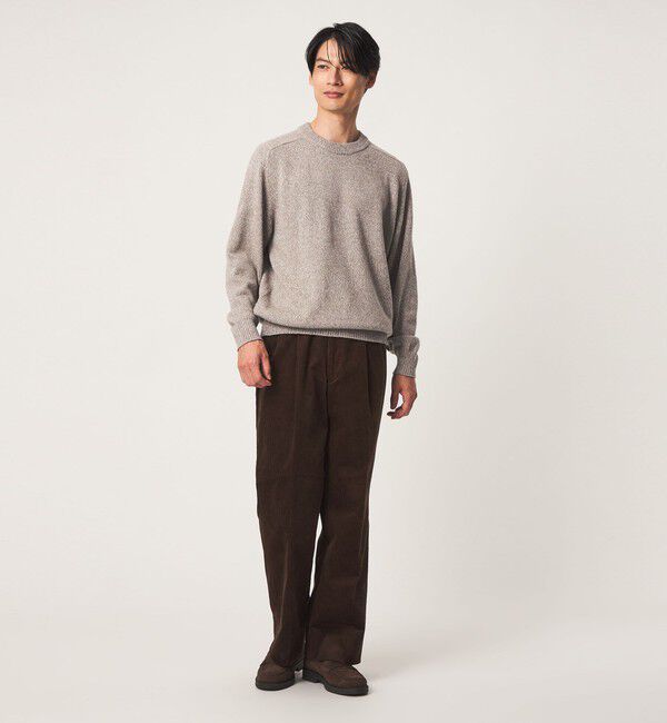 UNITED ARROWS green label relaxing「ウール カシミヤ ミックス クルーネック ニット」|ニット・セーター|
