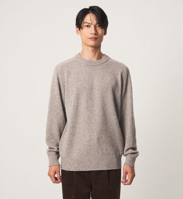 UNITED ARROWS green label relaxing「ウール カシミヤ ミックス クルーネック ニット」|ニット・セーター|