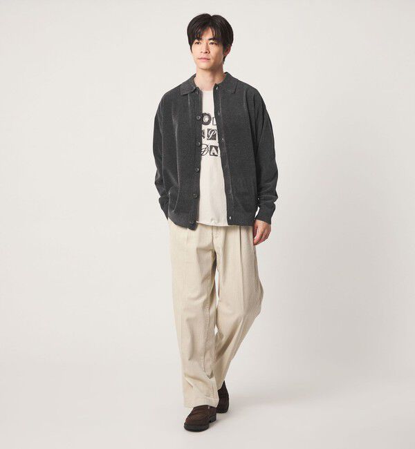 UNITED ARROWS green label relaxing「モール ポロニット カーディガン」|カーディガン|