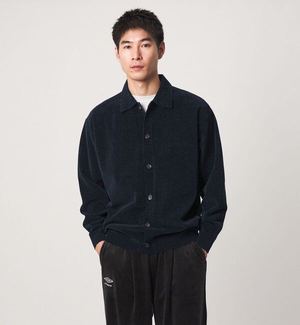 UNITED ARROWS green label relaxing「モール ポロニット カーディガン」|カーディガン|