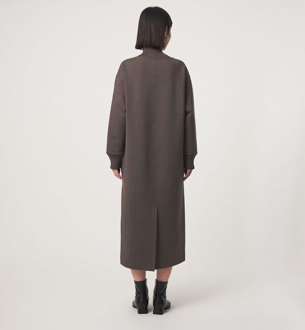 UNITED ARROWS green label relaxing「［size SHORTあり］ダンボール ハイネック ワンピース」|ワンピース|
