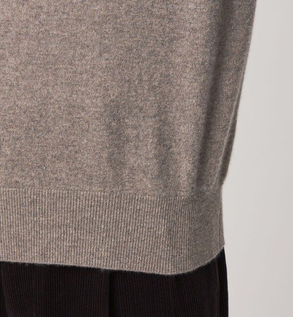 UNITED ARROWS green label relaxing「FINE BASIC カシミヤ スキッパー ポロニット」|ニット・セーター|