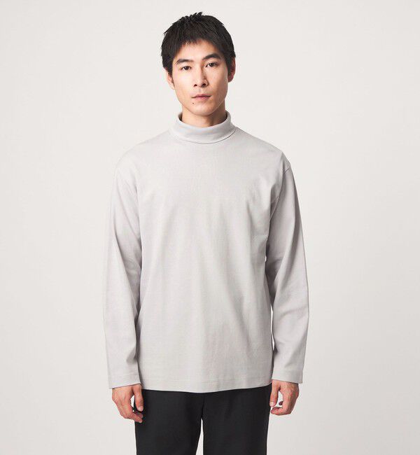 UNITED ARROWS green label relaxing「オーガニックコットン スムース タートルネック カットソー」|Tシャツ・カットソー|