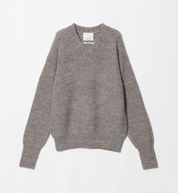 UNITED ARROWS green label relaxing「FINE BASIC シェットランドウール Vネック ニット」|ニット・セーター|