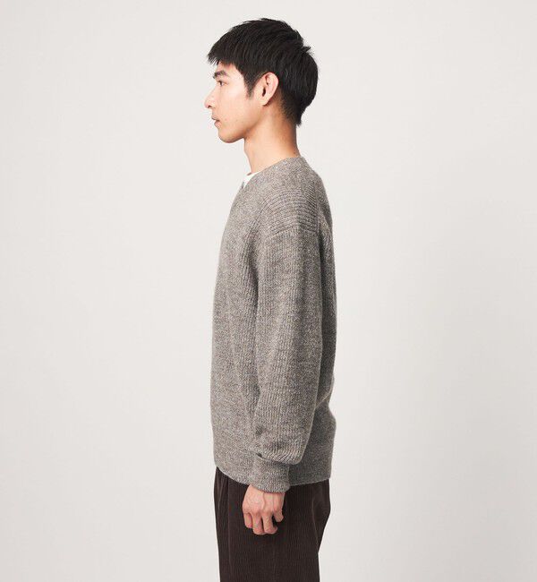 UNITED ARROWS green label relaxing「FINE BASIC シェットランドウール Vネック ニット」|ニット・セーター|