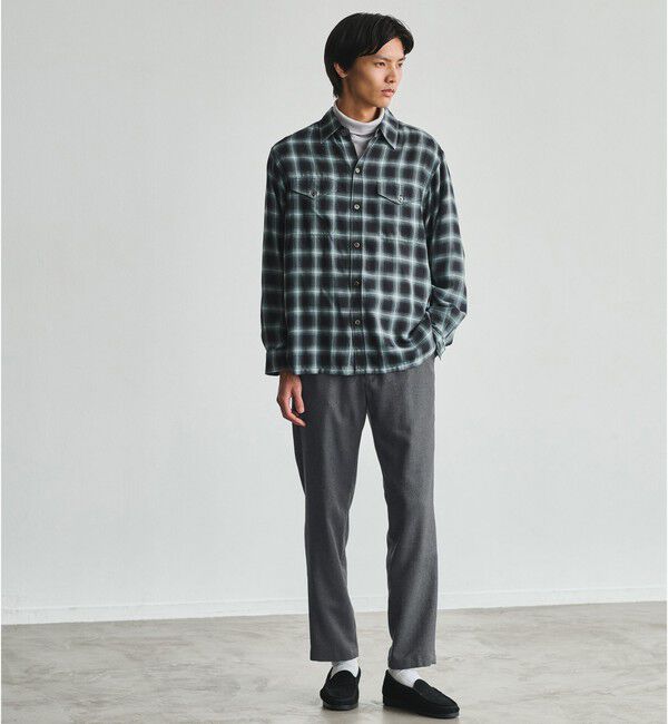 UNITED ARROWS green label relaxing「ウォッシャブル フラノ オックス ナロー ユーティリティパンツ  -ストレッチ-」|その他|