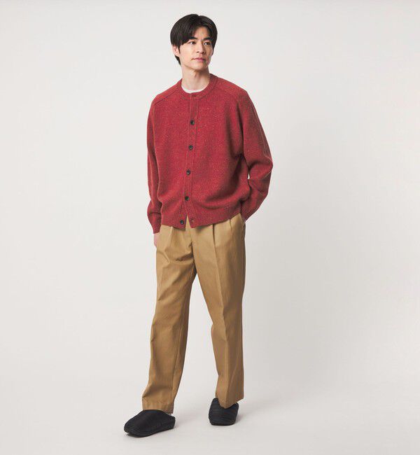 UNITED ARROWS green label relaxing「ウール ナイロン カラーネップ カーディガン」|カーディガン|