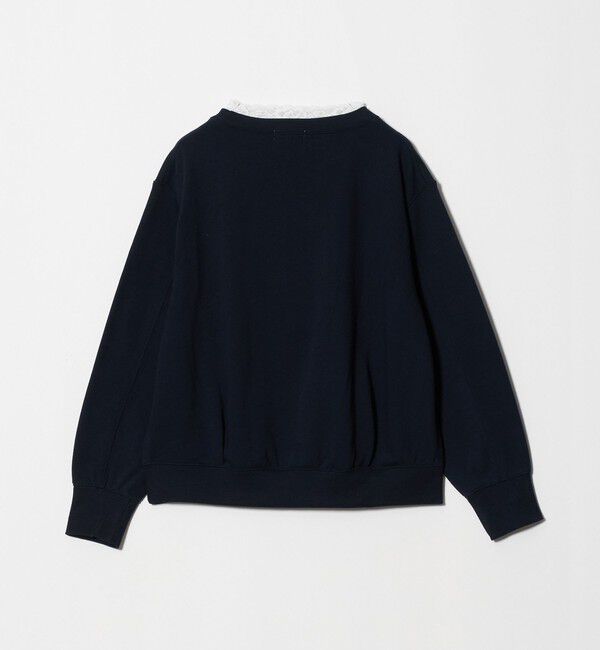 UNITED ARROWS green label relaxing「【WEB限定】＜at ease＞レース付き スウェット プルオーバー」|スウェット・ジャージ|