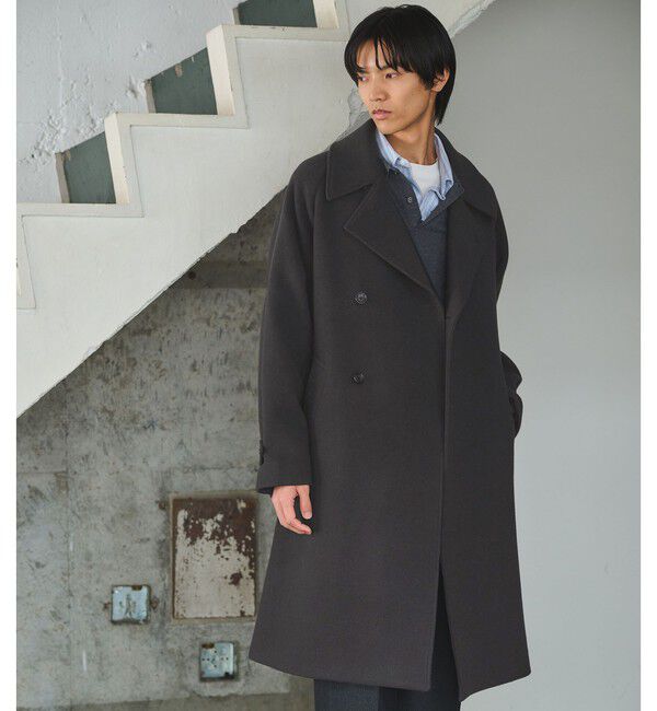 UNITED ARROWS green label relaxing「SENTDALE WOOL トレンチコート」|トレンチコート|DK.GRAY