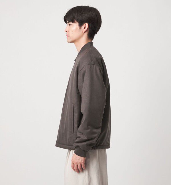 UNITED ARROWS green label relaxing「サキソニー パデッド ジップ ブルゾン -撥水-」|ブルゾン・スタジャン|