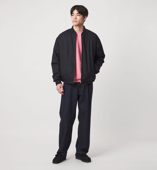 UNITED ARROWS green label relaxing「サキソニー パデッド ジップ ブルゾン -撥水-」|ブルゾン・スタジャン|