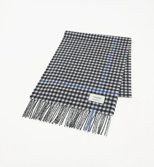 UNITED ARROWS green label relaxing「カシミヤ 100 トラッド マフラー」|マフラー|BLACK