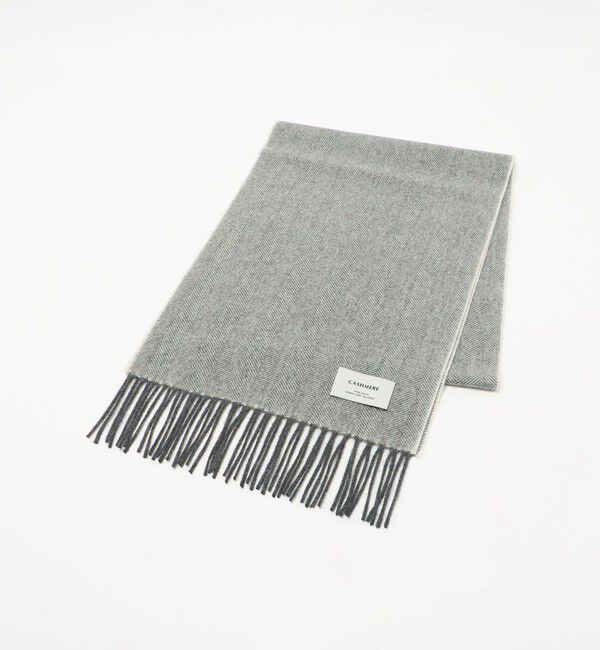 UNITED ARROWS green label relaxing「カシミヤ 100 トラッド マフラー」|マフラー|DK.GRAY