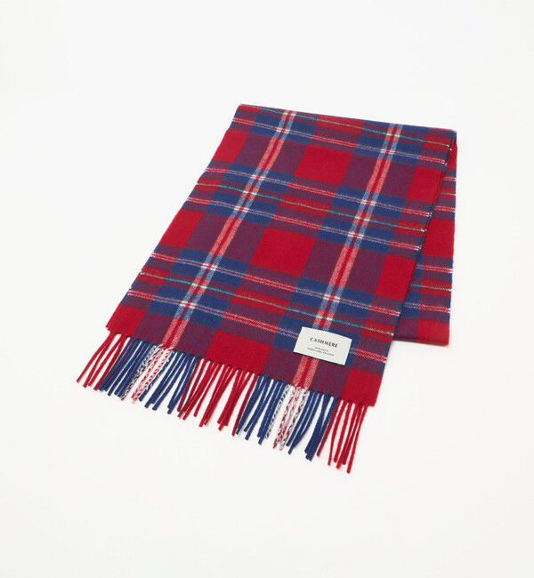 UNITED ARROWS green label relaxing「カシミヤ 100 トラッド マフラー」|マフラー|RED
