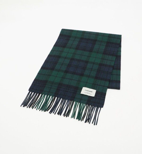 UNITED ARROWS green label relaxing「カシミヤ 100 トラッド マフラー」|マフラー|NAVY