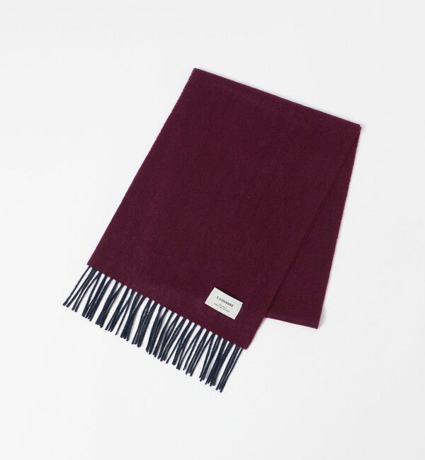 UNITED ARROWS green label relaxing「カシミヤ 100 リバー マフラー」|マフラー|WINE