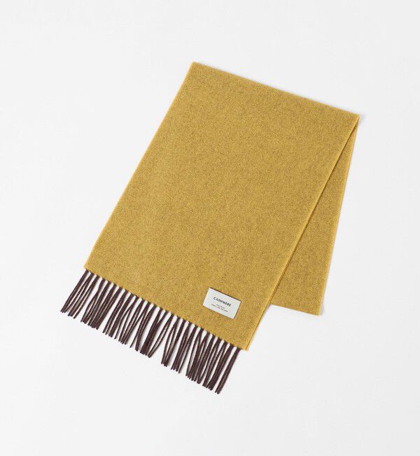 UNITED ARROWS green label relaxing「カシミヤ 100 リバー マフラー」|マフラー|YELLOW