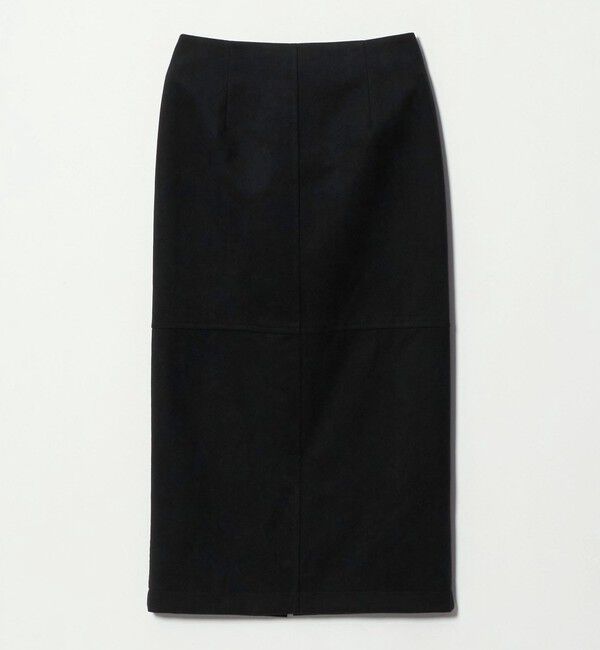 UNITED ARROWS「スエードライク タイトスカート ‐ウォッシャブル‐」|タイト|BLACK