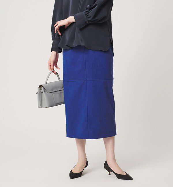 UNITED ARROWS「スエードライク タイトスカート ‐ウォッシャブル‐」|タイト|ROYAL