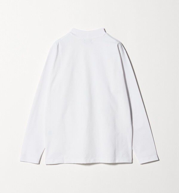 UNITED ARROWS green label relaxing「【WEB限定】JUST fit クリーン カノコ モックネック 長袖 Tシャツ -抗菌-」|Tシャツ・カットソー|