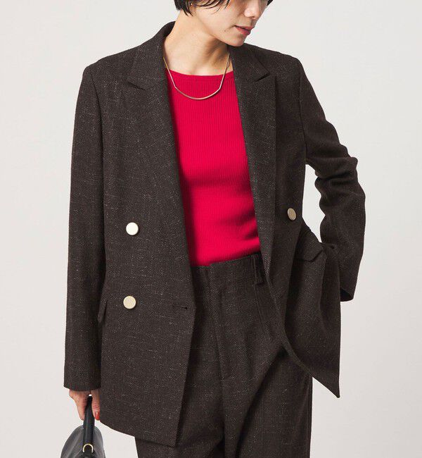 UNITED ARROWS green label relaxing「［size SHORTあり］スラブ ダブルジャケット」|テーラードジャケット|