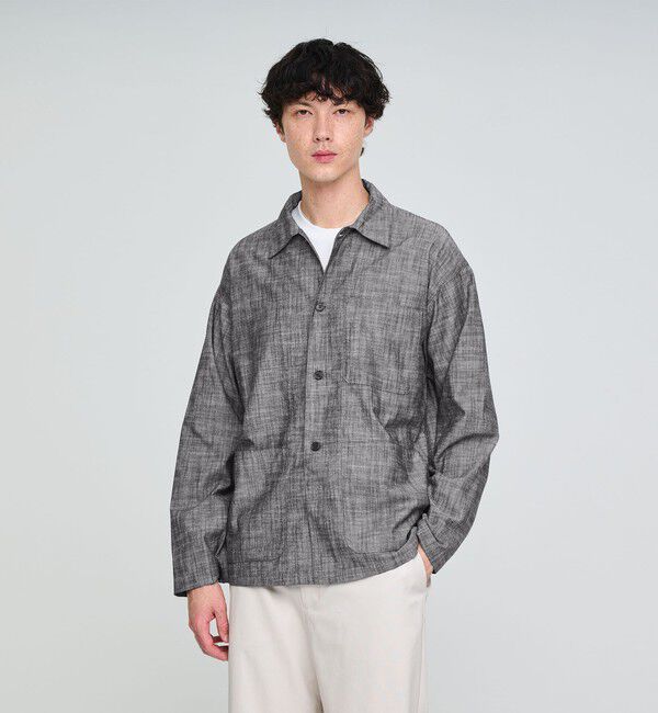 UNITED ARROWS green label relaxing「【別注】【WEB限定】＜3/2 WORKS＞シャンブレー カバーオール シャツアウター」|その他|