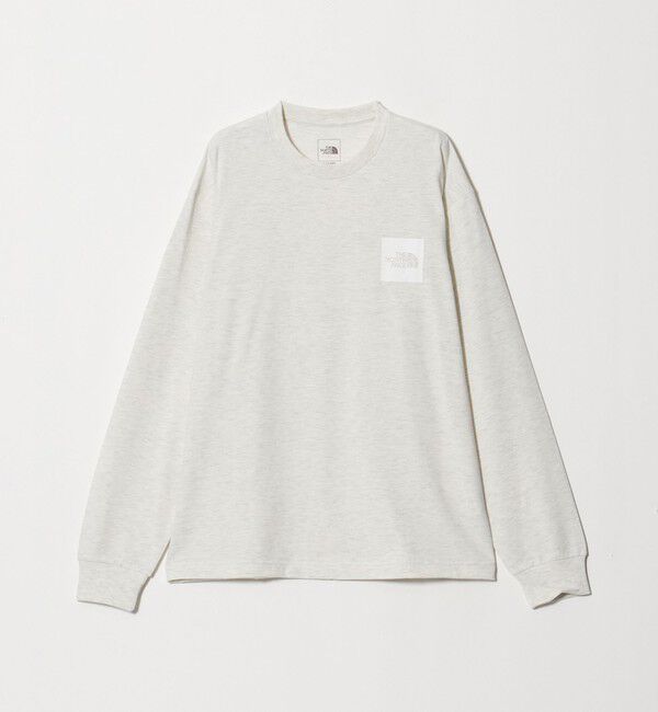 UNITED ARROWS green label relaxing「【WEB限定】＜THE NORTH FACE＞ロングスリーブ スクエア ロゴ ティー 長袖 Tシャツ」|Tシャツ・カットソー|LT.GRAY