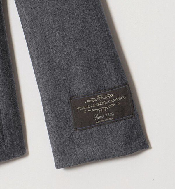 UNITED ARROWS「Vitale Barberis Canonico ノーラペル ジャケット」|ノーカラージャケット|
