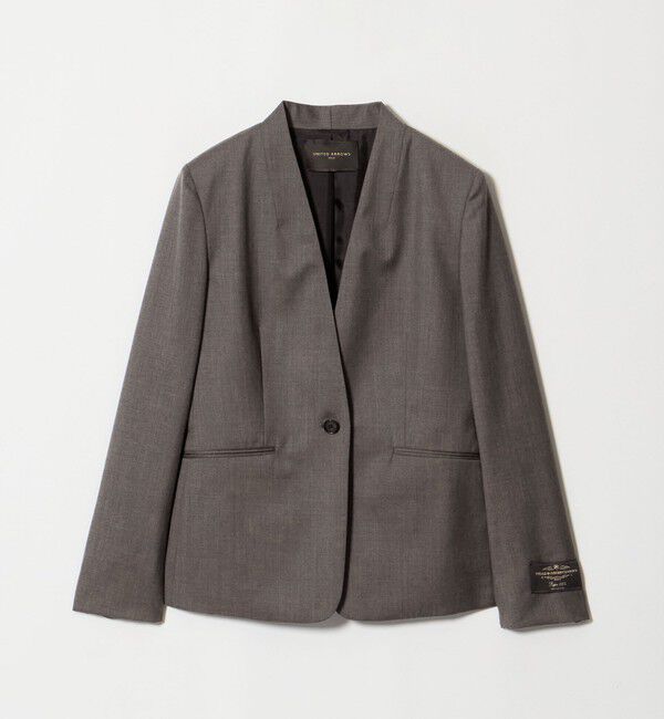 UNITED ARROWS「Vitale Barberis Canonico ノーラペル ジャケット」|ノーカラージャケット|