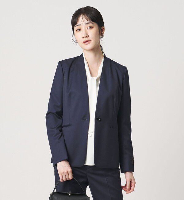 UNITED ARROWS「Vitale Barberis Canonico ノーラペル ジャケット」|ノーカラージャケット|