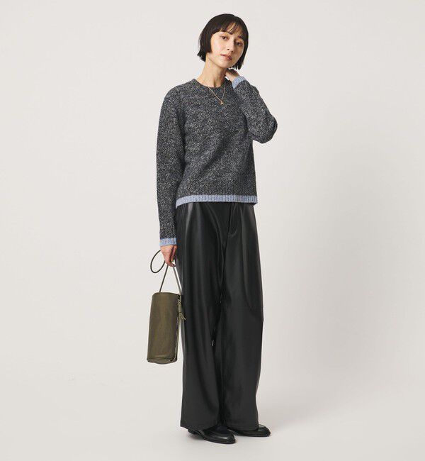 UNITED ARROWS「ミックスカラー クルーネック ニット」|ニット・セーター|
