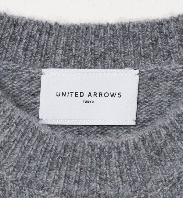 UNITED ARROWS「ミックスカラー クルーネック ニット」|ニット・セーター|