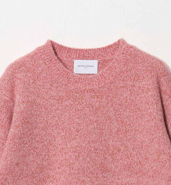 UNITED ARROWS「ミックスカラー クルーネック ニット」|ニット・セーター|