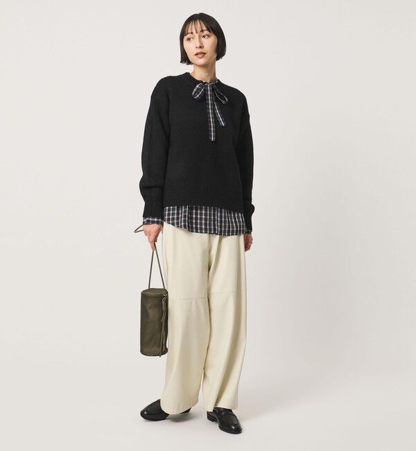 UNITED ARROWS「5G カシミヤ ウール クルーネック ニット」|ニット・セーター|