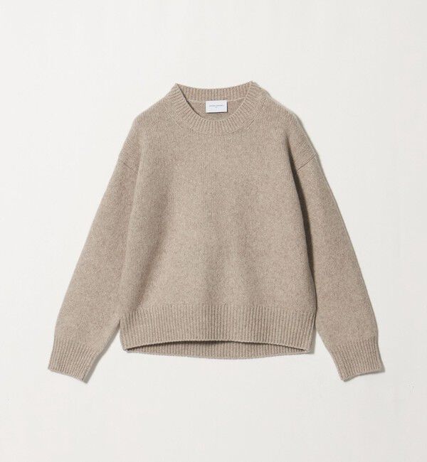 UNITED ARROWS「5G カシミヤ ウール クルーネック ニット」|ニット・セーター|BEIGE