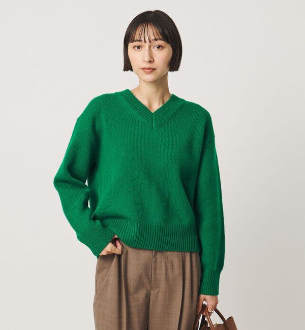 UNITED ARROWS「5G カシミヤ ウール Vネック ニット」|ニット・セーター|