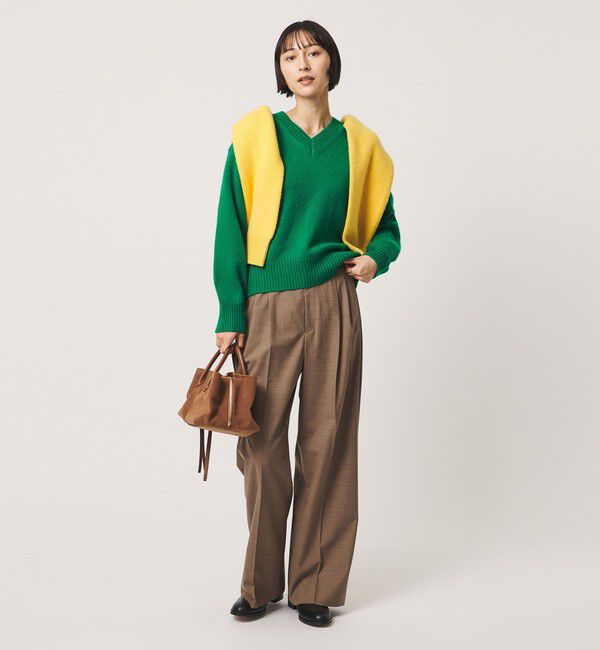 UNITED ARROWS「5G カシミヤ ウール Vネック ニット」|ニット・セーター|
