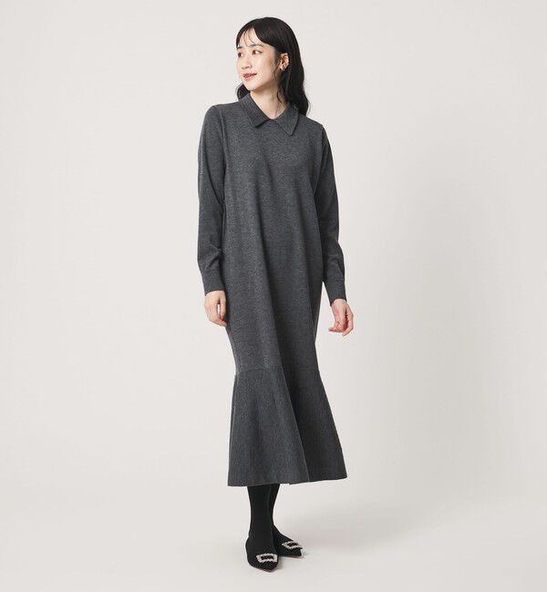 UNITED ARROWS「ポロニット ワンピース」|ワンピース|