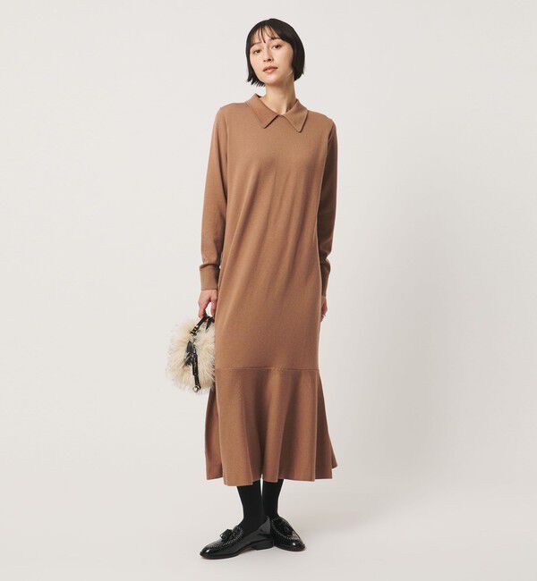 UNITED ARROWS「ポロニット ワンピース」|ワンピース|