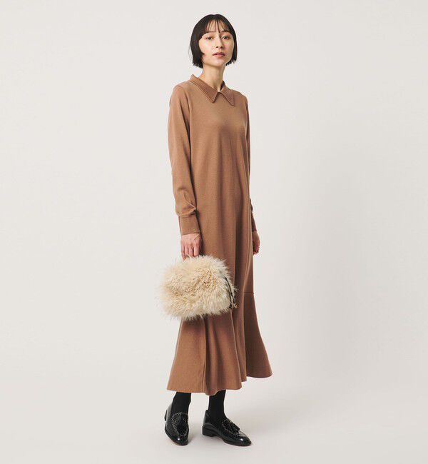 UNITED ARROWS「ポロニット ワンピース」|ワンピース|