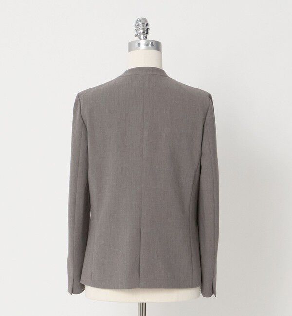 UNITED ARROWS green label relaxing「［size SHORT/TALLあり］ライト ダブルクロス ノーラペル ジャケット」|ノーカラージャケット|