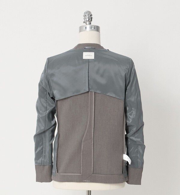 UNITED ARROWS green label relaxing「［size SHORT/TALLあり］ライト ダブルクロス ノーラペル ジャケット」|ノーカラージャケット|