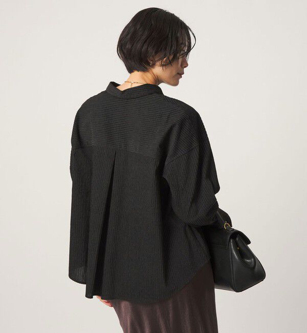 UNITED ARROWS green label relaxing「モール シアー ストライプ シャツ」|シャツ・ブラウス|