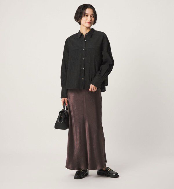 UNITED ARROWS green label relaxing「モール シアー ストライプ シャツ」|シャツ・ブラウス|